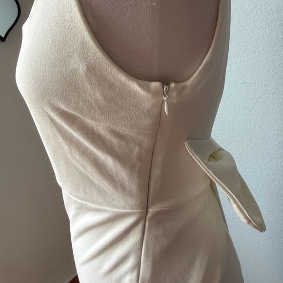 Lulus Loving Fate White Bow Square Neck Backless Maxi Dress Size Large - Picture 9 of 15